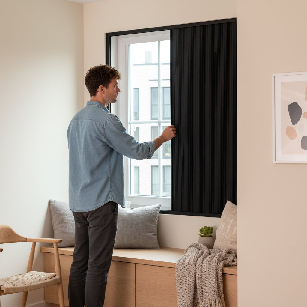 Total Blackout Blinds-100% light-blocking effect, ensuring peaceful sleep